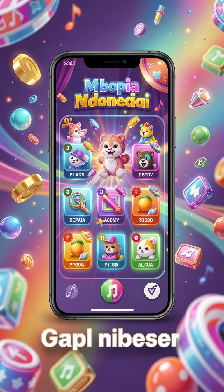 Tampilan antarmuka mimigame di Android